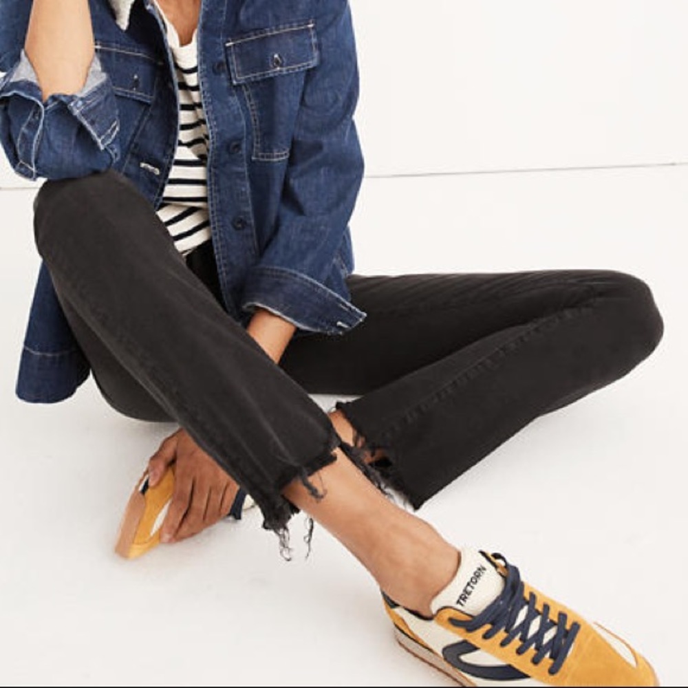Madewell Cali-Demi bootcut black denim